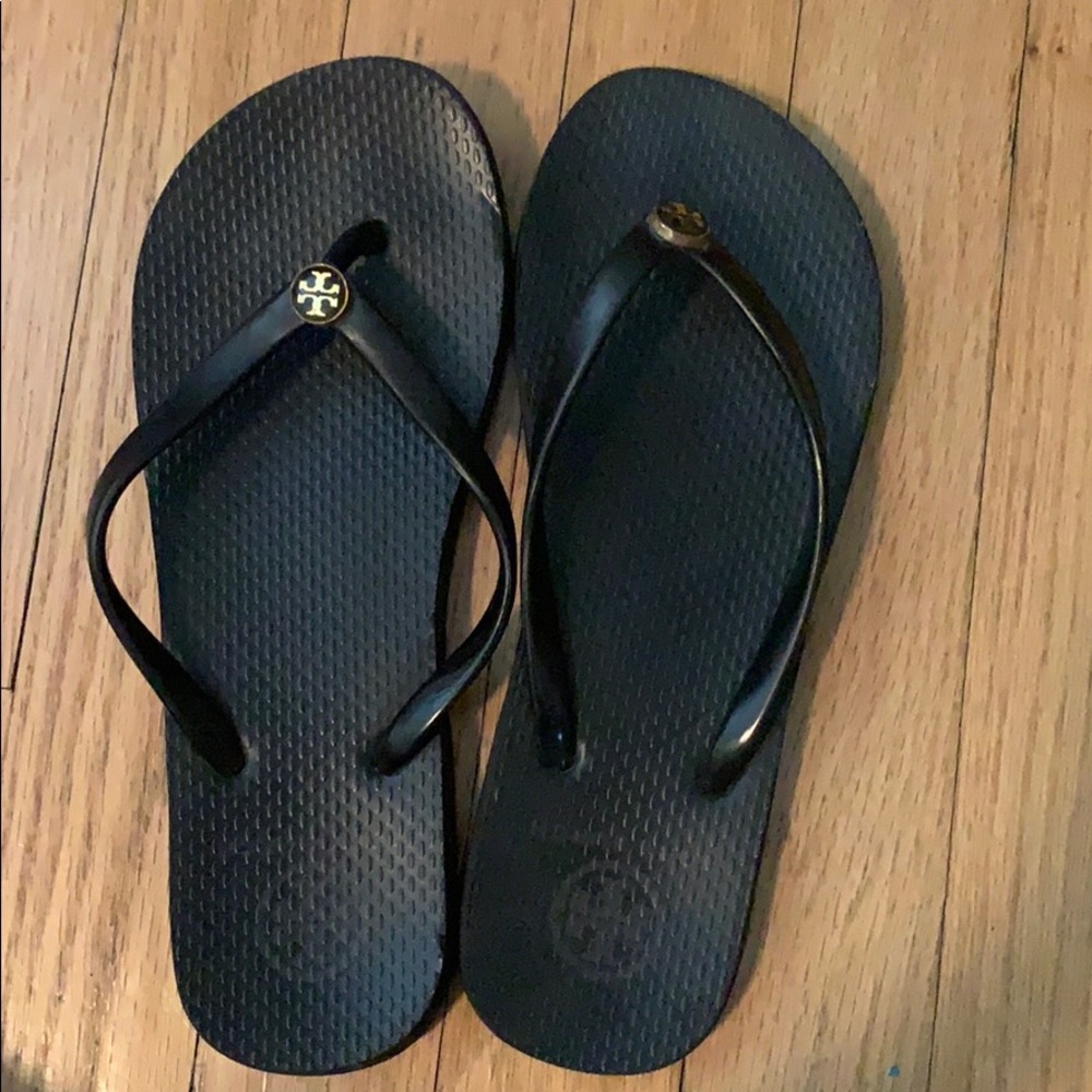 back tory burch flip flops